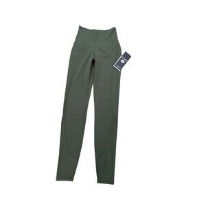 Glyder Women's XS High-Waist Leggings Olive Green NWT